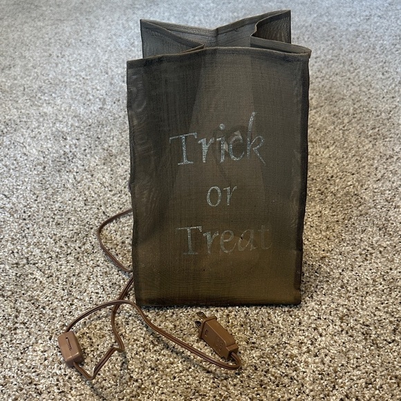 None Other - Happy Halloween 🎃 Fun Vintage Paper Bag Trick or Treat Light or Candle Holder